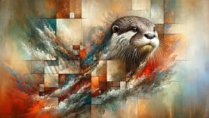 Utter i Abstrakt Vatten