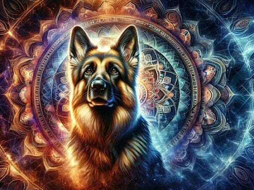 Mandala Harmoni med Schäferhund