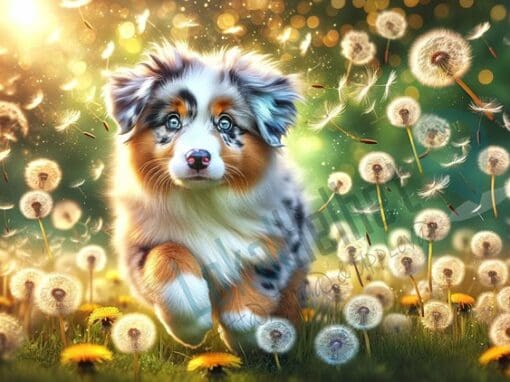 Magisk Australian Shepherd Valp