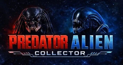 Logga Predator Alien Collector - liten åslebyggdens Vatten & Bredbans Logga